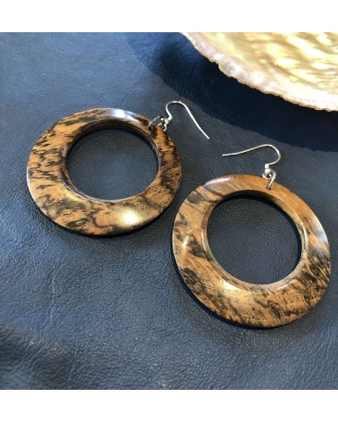 Boucles d'oreille forme lentille BOCOTE / 49