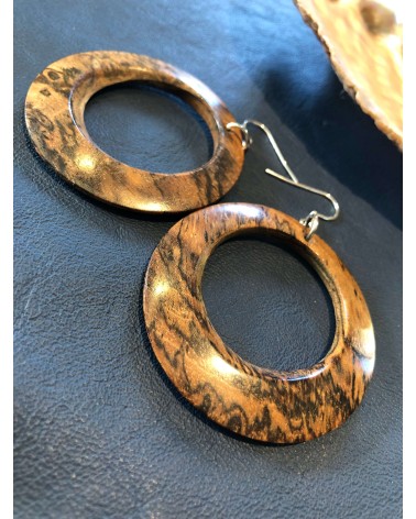 Boucles d'oreille forme lentille BOCOTE / 49 Boucles d'oreille forme lentille BOCOTE / 49