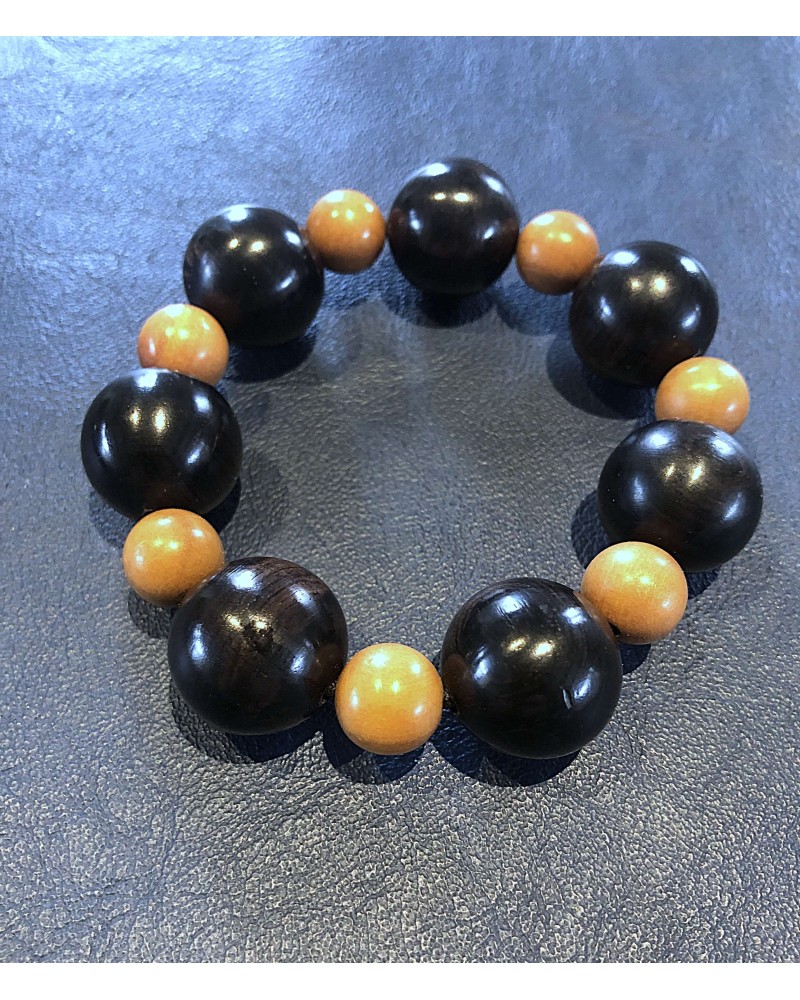 Bracelet perles Grenadille / Peroba  / 05