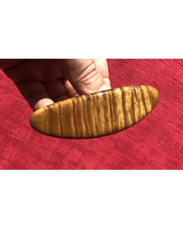 Barrette  cheveux en TAMARIN Ondé / 10