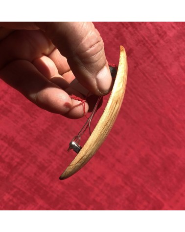 Barrette  cheveux en MERISIER (Broussin) / 11