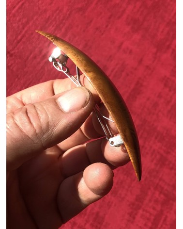 Barrette  cheveux en TAMARIN Tourmenté / 13