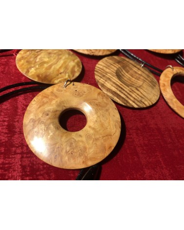 Collier Pendentif Loupe d'AMBOINE (broussin) / 01