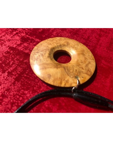Collier Pendentif Loupe d'AMBOINE (broussin) / 01