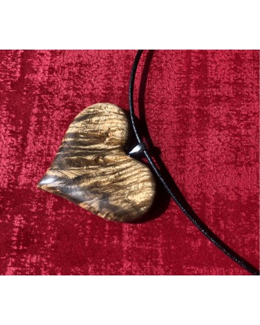 Collier Pendentif COEUR  TAMARIN  Loupe / 03