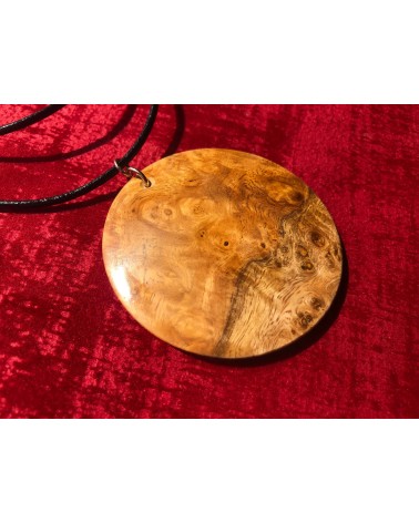 Collier Pendentif Loupe d'AMBOINE (broussin) / 04