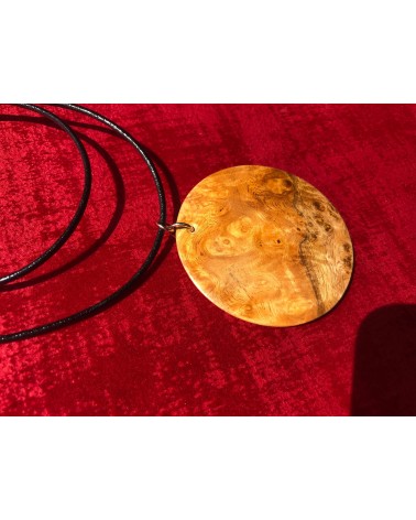 Collier Pendentif Loupe d'AMBOINE (broussin) / 04