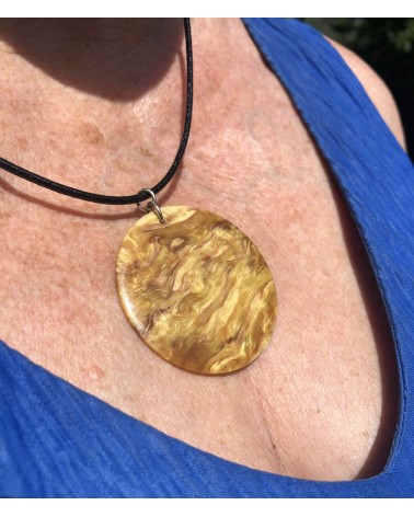 Collier Pendentif BOULEAU MADRÉ / 02