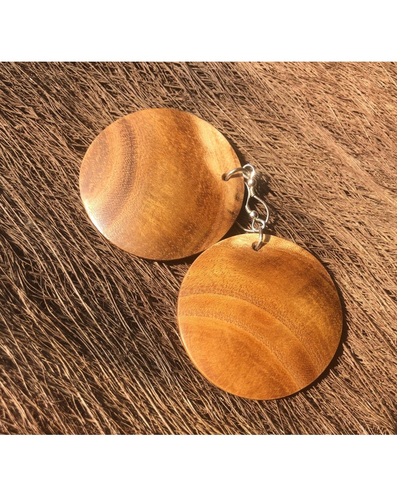 Boucles d'oreille forme lentille Murier / 06 Boucles d'oreille forme lentille Murier / 06
