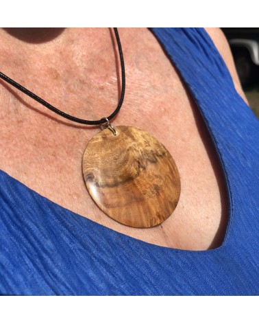 Collier Pendentif Loupe d'AMBOINE (broussin) / 07