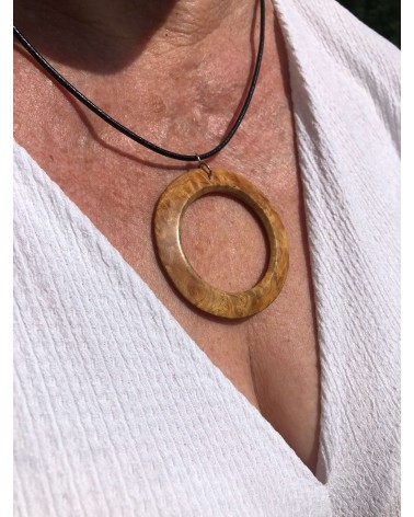 Collier Pendentif LOUPE D'AMBOINE (broussin) / 10