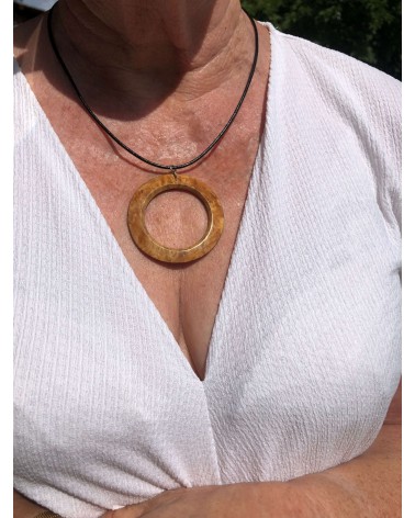 Collier Pendentif LOUPE D'AMBOINE (broussin) / 10