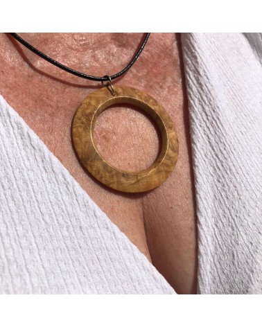 Pendentif LOUPE D'AMBOINE (broussin) / 11