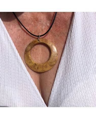 Pendentif LOUPE D'AMBOINE (broussin) / 12