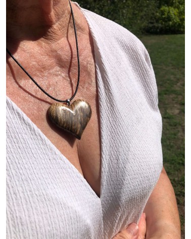 Collier Pendentif COEUR BOCOTE / 13