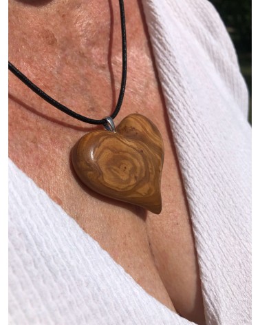Collier Pendentif COEUR OLIVIER / 15