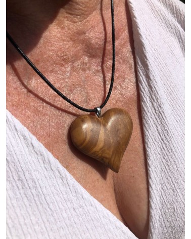 Collier Pendentif COEUR OLIVIER / 15