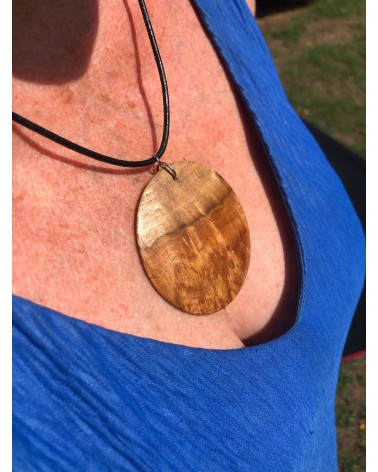 Collier Pendentif Loupe d'AMBOINE (broussin) / 16