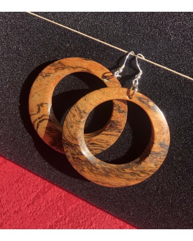 Boucles d'oreille forme lentille BOCOTE / 16