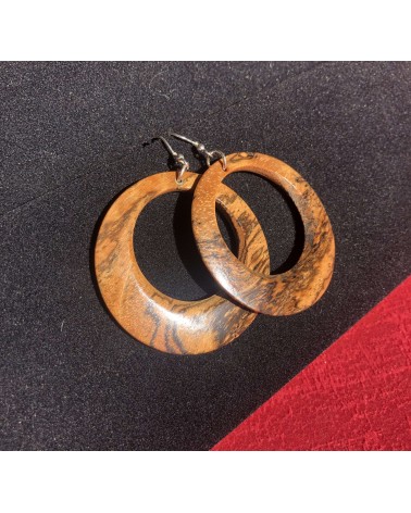 Boucles d'oreille forme lentille BOCOTE / 16
