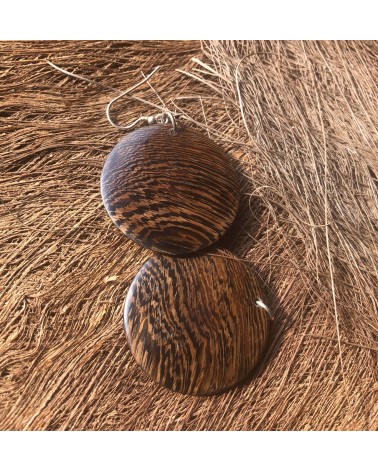 Boucles d'oreille Lentille en CASSIA DU SIAM / 26